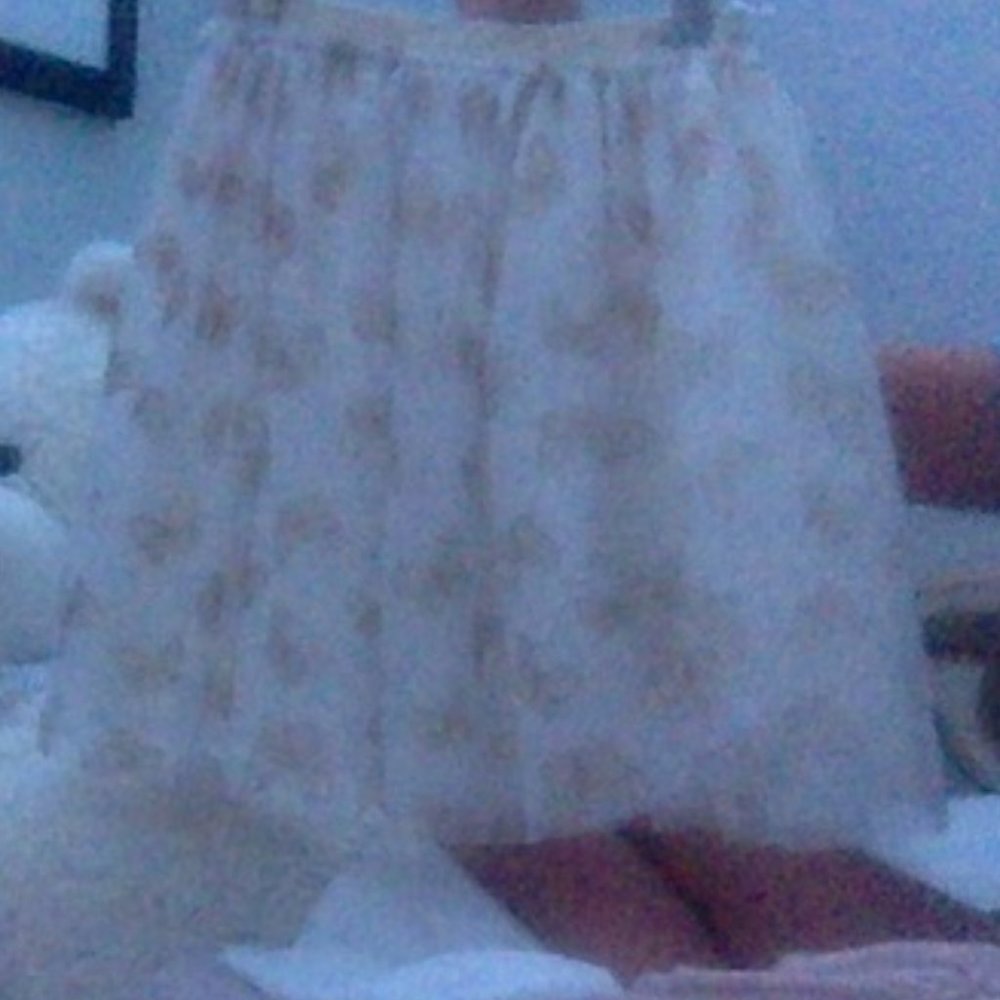 White Butterfly Skirt